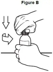 image of how to open the bottle