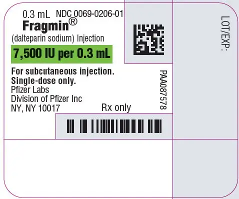 PRINCIPAL DISPLAY PANEL - 0.3 mL Syringe Label