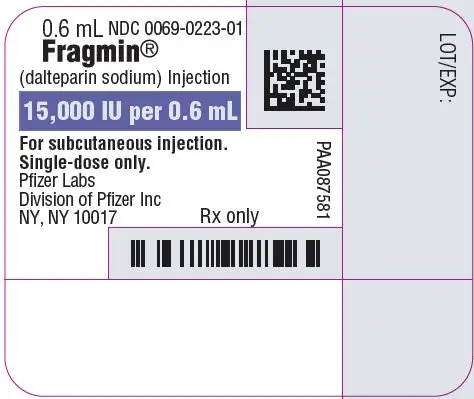 PRINCIPAL DISPLAY PANEL - 0.6 mL Syringe Label