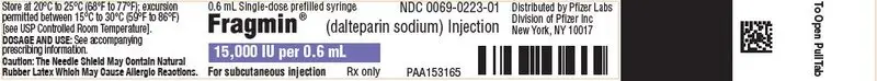 PRINCIPAL DISPLAY PANEL - 0.6 mL Syringe Blister Pack Label