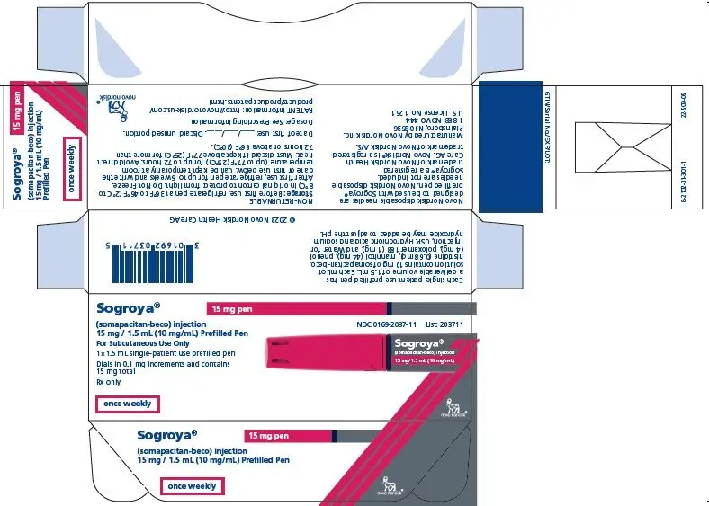 Image of 15 mg carton