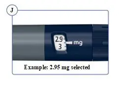 Figure J: Example of 2.95 selected.