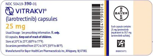 image of 25 mg label principal panel - 60 capsules