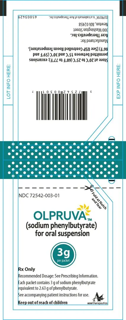 Principal Display Panel -  3 g Pouch Label
