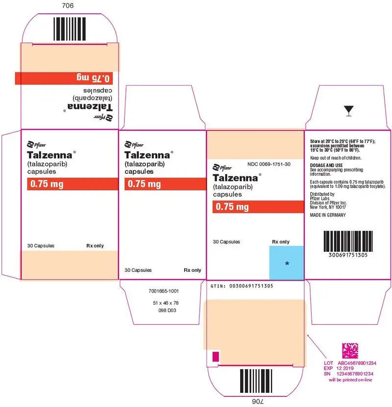 PRINCIPAL DISPLAY PANEL - 0.75 mg Capsule Bottle Carton