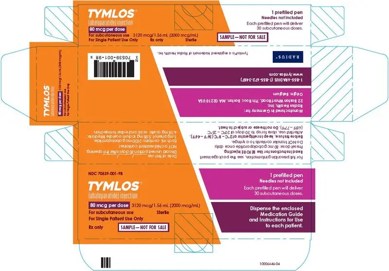 PRINCIPAL DISPLAY PANEL - Sample 80 mcg Carton Label