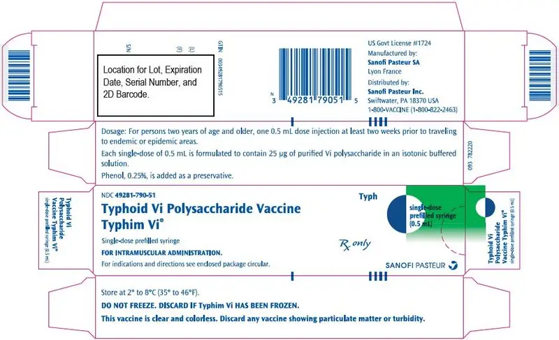 PRINCIPAL DISPLAY PANEL - 0.5 mL Syringe Package