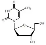 Telbivudine structural formula