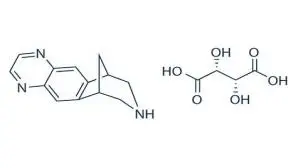 The chemical structure 