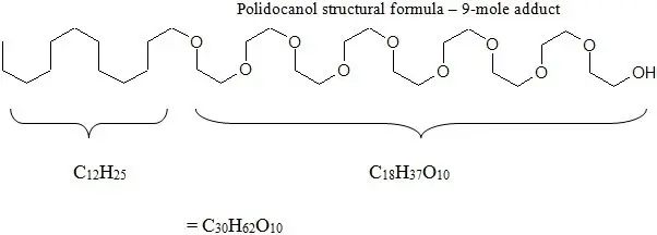 polidocanol Structural Formula
