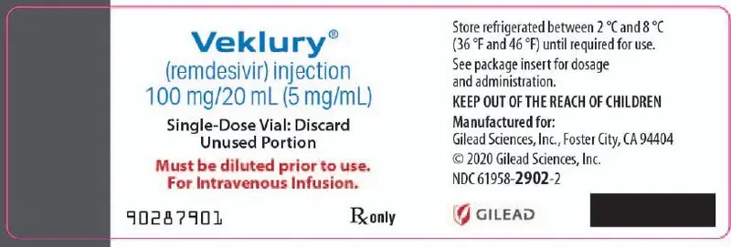 PRINCIPAL DISPLAY PANEL - 100 mg/20 mL Vial Label