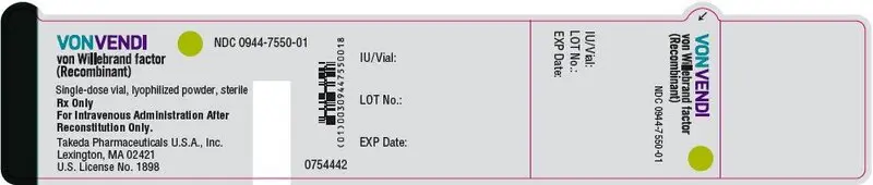 PRINCIPAL DISPLAY PANEL - 650 IU Vial Label