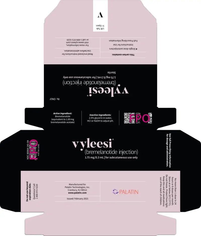 Principal Display Panel – 4 Syringe Carton Label
