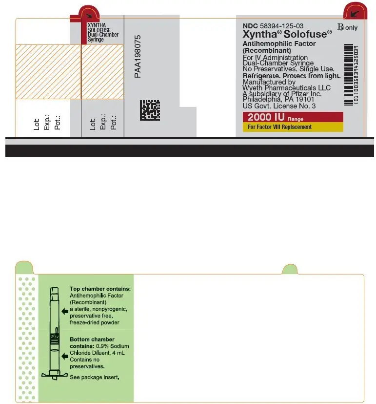 PRINCIPAL DISPLAY PANEL - 2000 IU Syringe Label