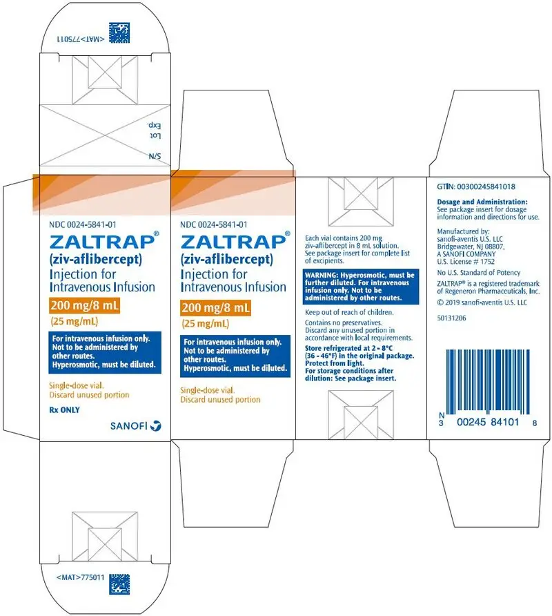 PRINCIPAL DISPLAY PANEL - 200 mg/8 mL Vial Carton