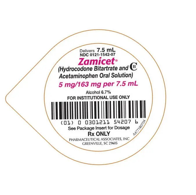 PRINCIPAL DISPLAY PANEL - 7.5 mL Cup Label