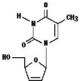 stavudine chemical structure