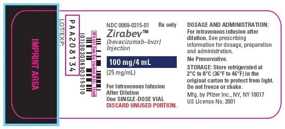 PRINCIPAL DISPLAY PANEL - 4 mL Vial Label