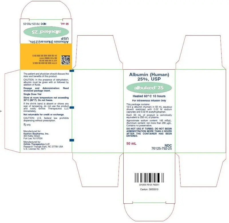 50 ml albuked 25% carton