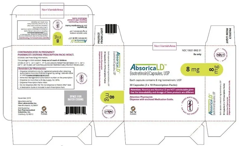 Absorica LD-8mg-Carton