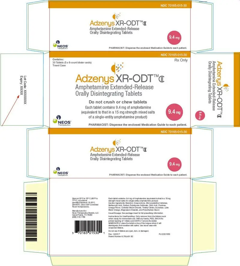 PRINCIPAL DISPLAY PANEL - 9.4 mg Tablet Blister Pack Carton