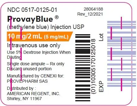 2 mL Ampule Label