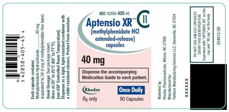 PRINCIPAL DISPLAY PANEL - 40 mg Capsule Bottle Label