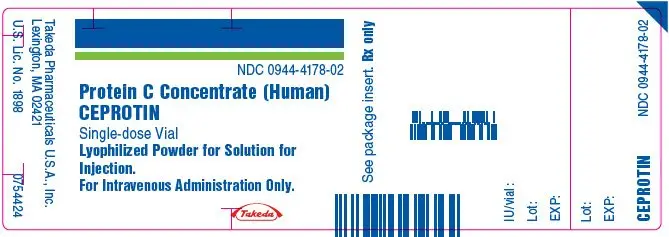 PRINCIPAL DISPLAY PANEL - Vial Label - NDC 0944-4178-02