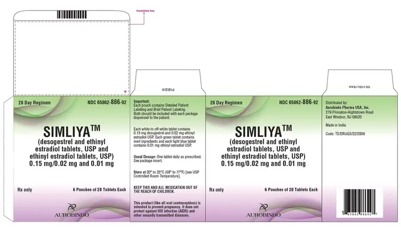 PACKAGE LABEL-PRINCIPAL DISPLAY PANEL - 0.15 mg/0.02 mg and 0.01 mg (6 Pouch Carton)