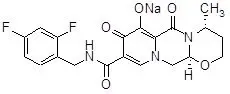 dolutegravir sodium structural formula