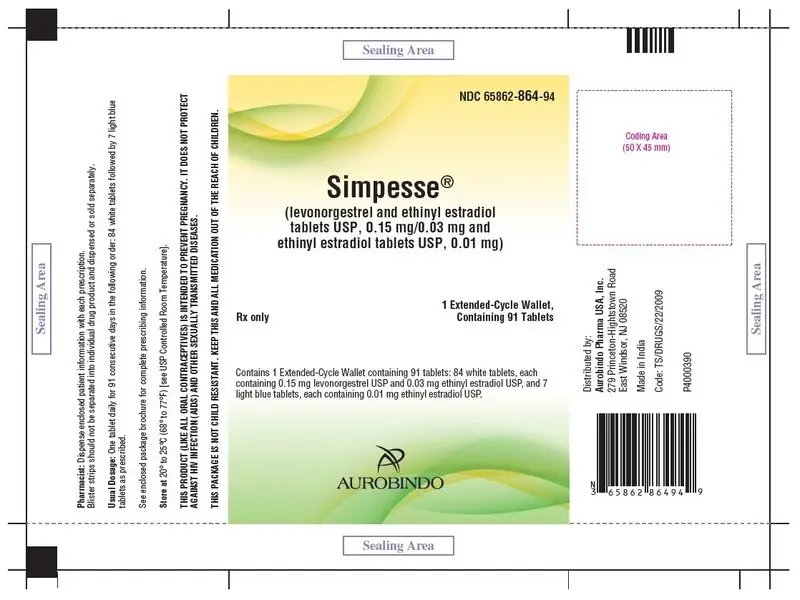 PACKAGE LABEL-PRINCIPAL DISPLAY PANEL - 0.15 mg/0.03 mg and 0.01 mg (91 Tablets Pouch)