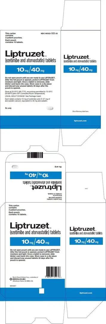 PRINCIPAL DISPLAY PANEL - 10 mg/40 mg Tablet Carton