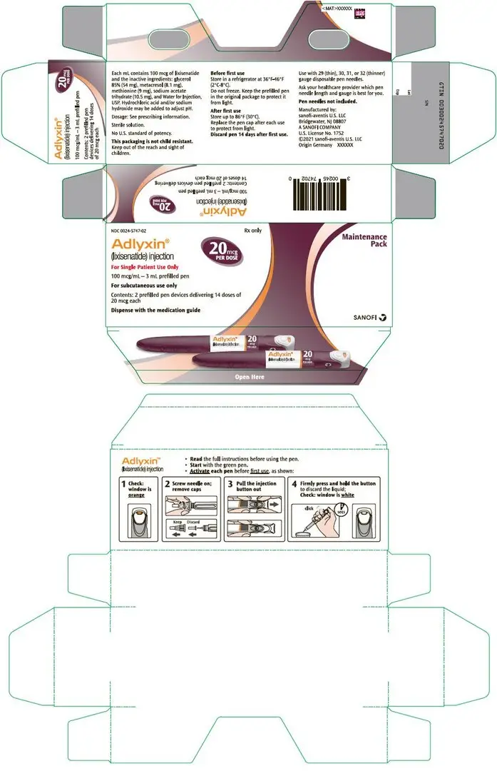 PRINCIPAL DISPLAY PANEL - 3 mL Pen Carton