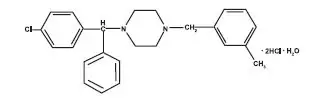 meclizine-structure