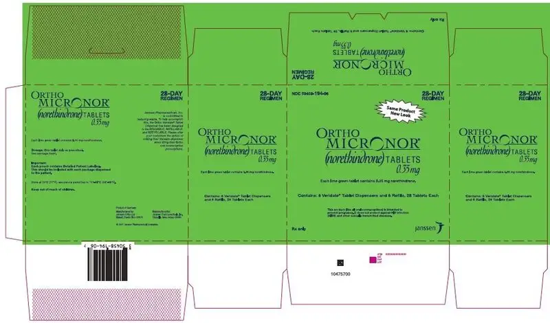 PRINCIPAL DISPLAY PANEL - 0.35 mg Tablet Blister Pack Carton