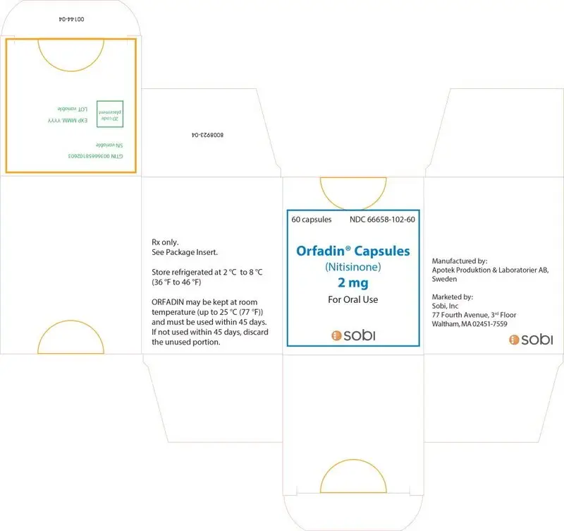 Principal Display Panel - 2 mg Carton Label
