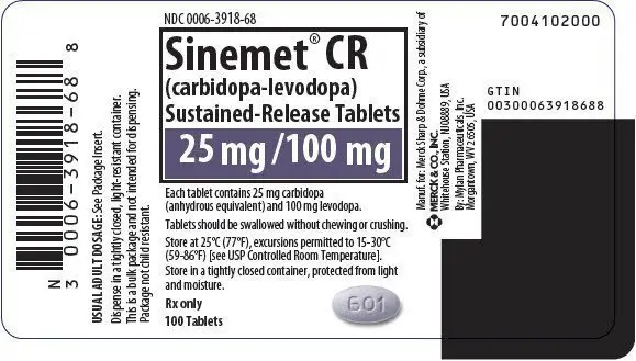 PRINCIPAL DISPLAY PANEL - 25 mg/100 mg Tablet Bottle Label