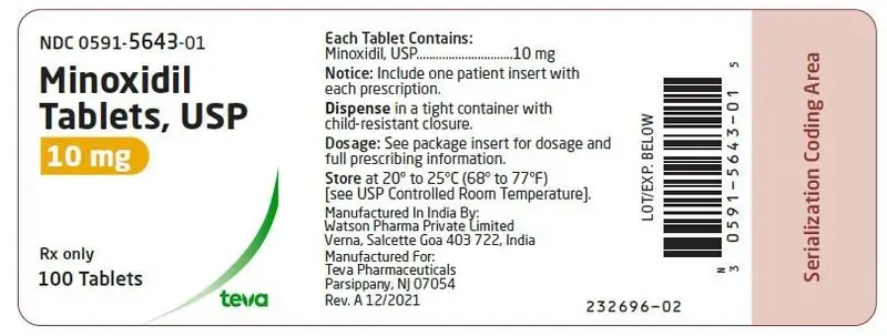 Label 10 mg, 100s
