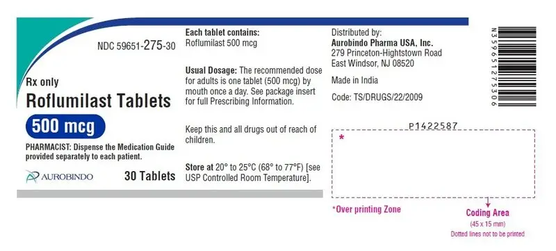 PACKAGE LABEL-PRINCIPAL DISPLAY PANEL - 500 mcg (30 Tablet Bottle)