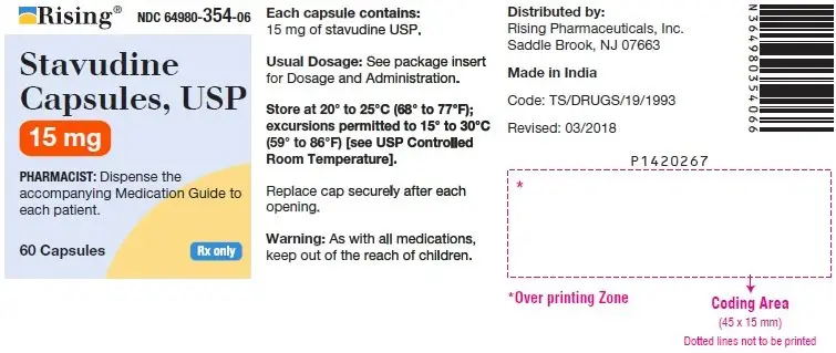 PACKAGE LABEL-PRINCIPAL DISPLAY PANEL - 15 mg (60 Capsule Bottle)
