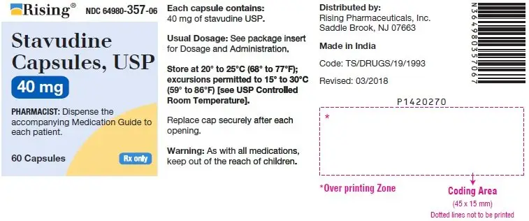 PACKAGE LABEL-PRINCIPAL DISPLAY PANEL - 40 mg (60 Capsule Bottle)