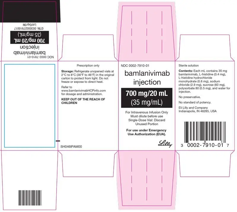 Bamlanivimab 700mg Carton
