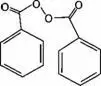 Chemical Structure - benzoyl peroxide
