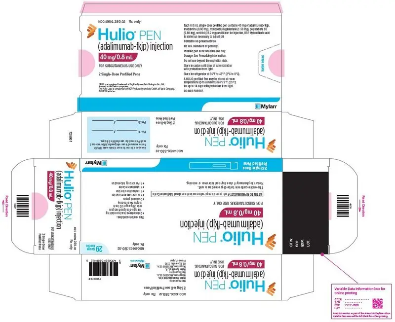  HULIO Prefilled Pen - 40 mg/0.8 mL