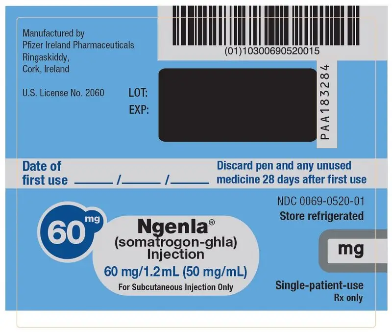PRINCIPAL DISPLAY PANEL - 60 mg Cartridge Label