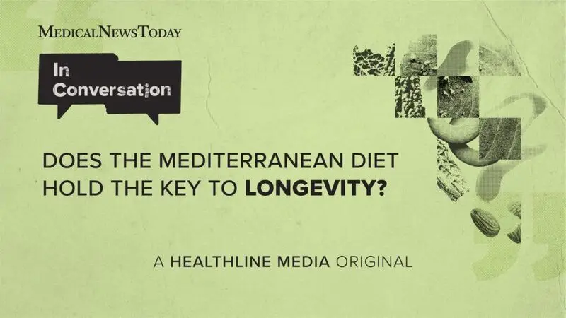 widescreen banner for in conversation episode on mediterranean diet and longevity