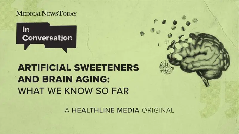 An illustration depicting the human brain and accelerated aging