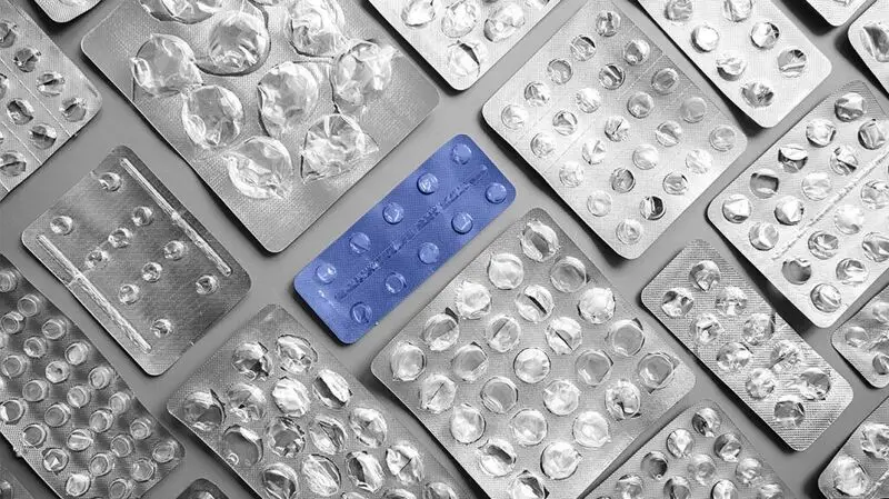 Supplements in blister packs.