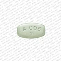 Abilify (Aripiprazole (oral) [ ar-i-pip-ra-zole ])-A-006       2-2 mg-Green-Rectangle