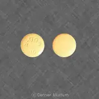 Abilify (Aripiprazole (oral) [ ar-i-pip-ra-zole ])-A-009 15-15 mg-Yellow-Round